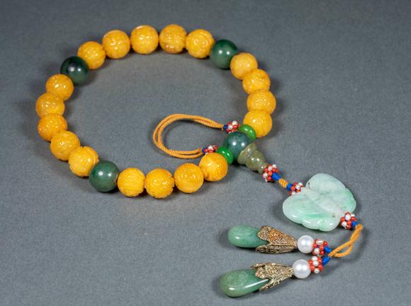 億品兆富株式會(huì)社（AALPZF）蜜蠟 朝珠手持