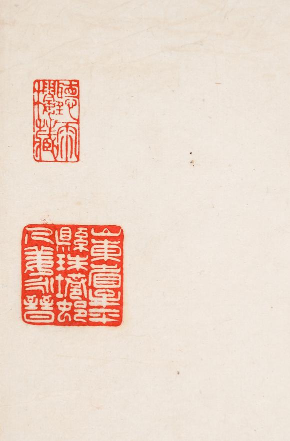 中鴻信黃賓虹（1865-1955）、許麟廬（1916-2011）、樓浩之（1925-2001）、宋寶羅（1916-2017）、韓偉（b.1969）?組畫五件