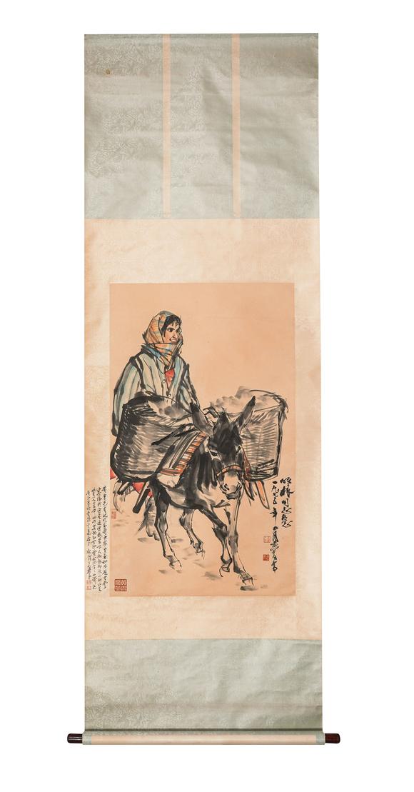中鴻信黃胄（1925-1997）?豐收