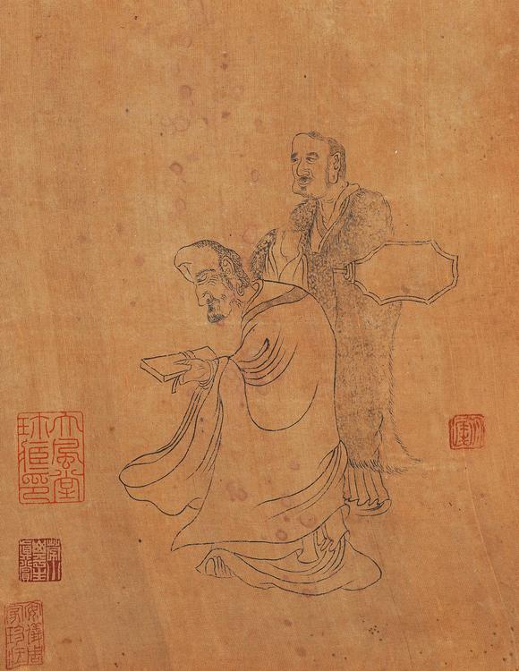 中鴻信陳洪綬（1598-1652）[明]?十八羅漢冊