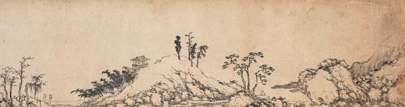 中鴻信沈周（1427-1509）[明]?吳中山居圖卷