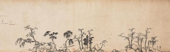 中鴻信沈周（1427-1509）[明]?吳中山居圖卷