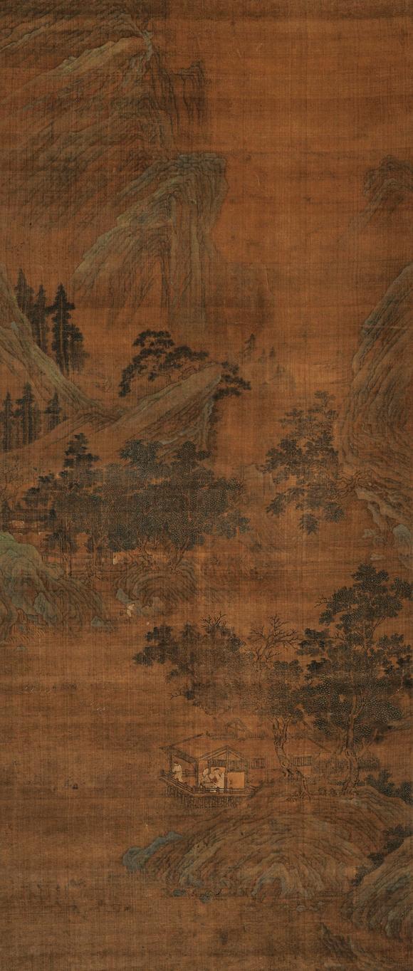 中鴻信佚名?山亭奕棋圖
