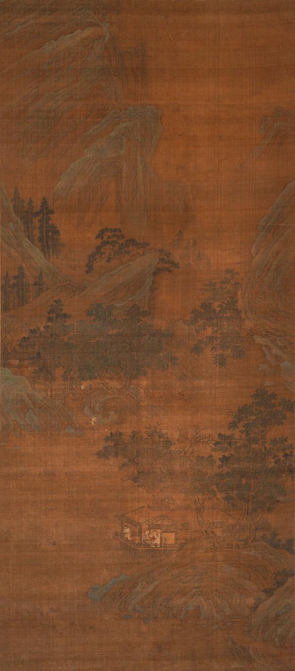 中鴻信佚名?山亭奕棋圖