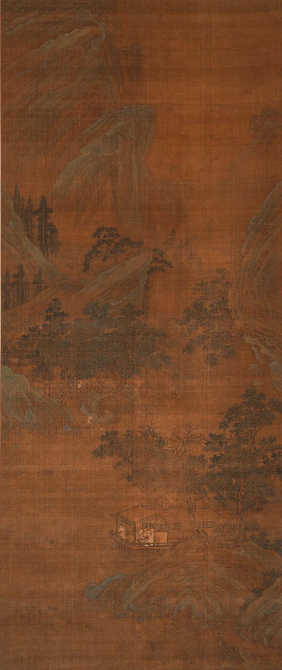 中鴻信佚名?山亭奕棋圖