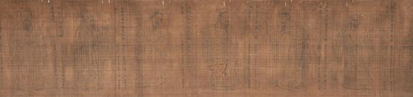 中鴻信李公麟（傳）（1049-1106）?摹吳道子孔子及七十二弟子像贊