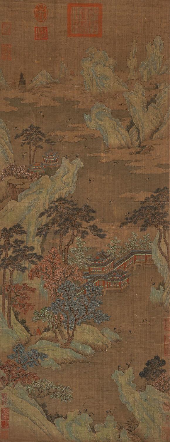 中鴻信佚名?仙山樓閣圖