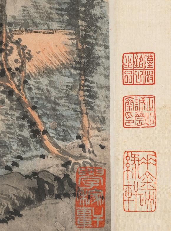 中鴻信石濤（1642-1718）?過故人莊