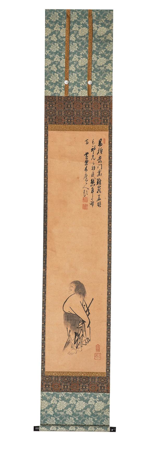 中鴻信釋木庵（1611-1684）?寒山拾得觀音一堂