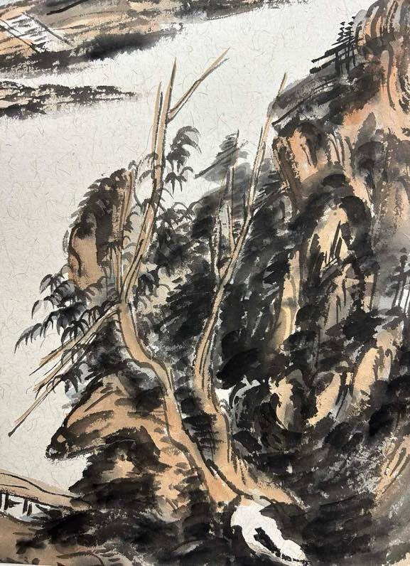 日本松町古美范楊 幽居圖