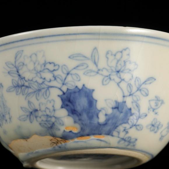 藝是拍賣明成化·青花雞缸杯殘件