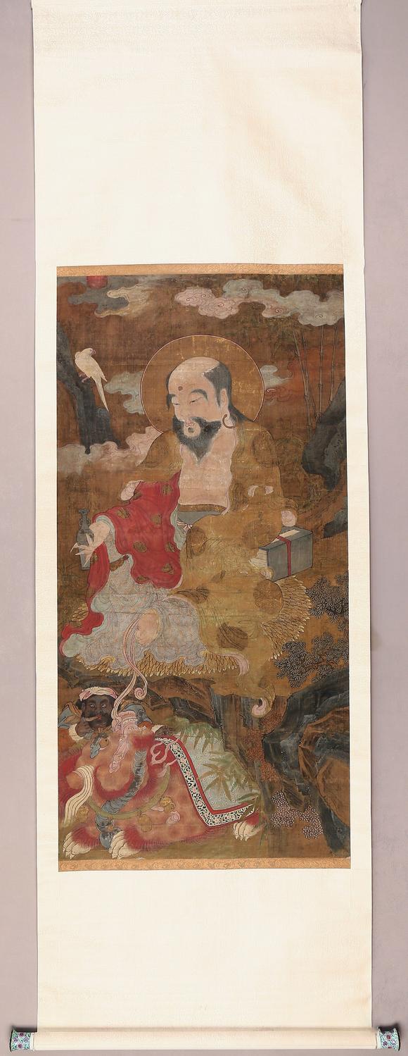 東京銀座（古美術(shù)宋磁）佚名  羅漢