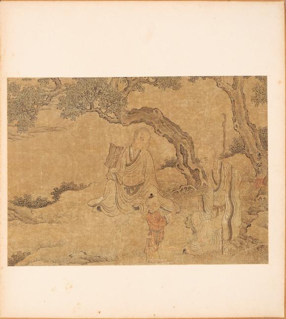 東京銀座（古美術(shù)宋磁）劉松年·李公霖·
管道升·楊士賢（山中商會珍藏）  宋元集珍冊
