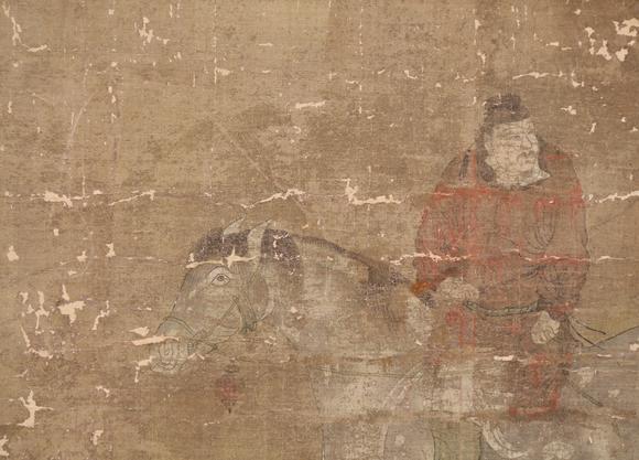 東京銀座（古美術(shù)宋磁）佚名  人馬圖
