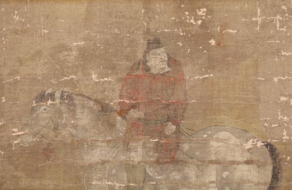 東京銀座（古美術(shù)宋磁）佚名  人馬圖