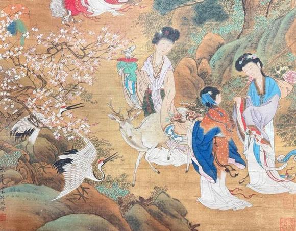 日本松町古美王振鵬 人物故事圖