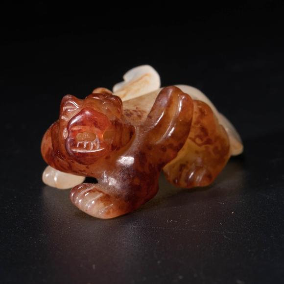 （和正堂株式會社）吉祥美術(shù)宋 紅沁玉獸