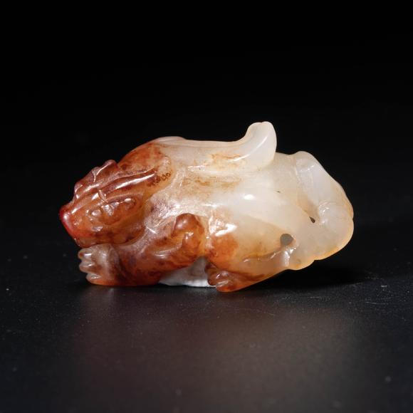 （和正堂株式會社）吉祥美術(shù)宋 紅沁玉獸