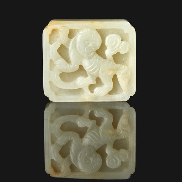 TajanBOUCLE DE CEINTURE QUADRANGULAIRE FLORIFORME