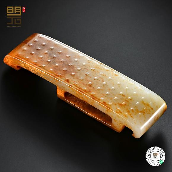 北京明石拍賣有限公司明 白玉乳釘紋劍璏