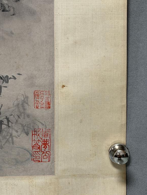 東京新日本石谿（1612-1692）　山水　紙本立軸