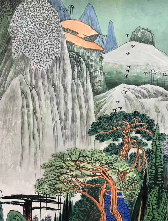東京新日本薛亮（b.1956）　山水　紙本鏡心