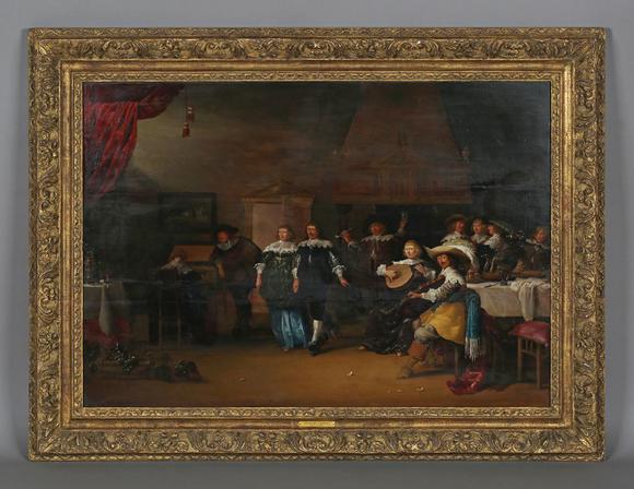 TooveysCircle of Francois Verwilt - ‘A Musical Party’: elegant figures in