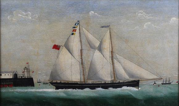 TooveysEnglish Provincial School (19th century) - The Schooner Alabama, cat