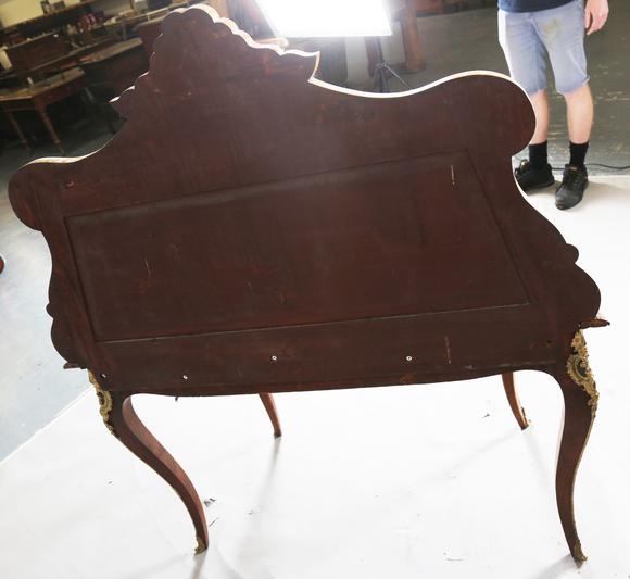 TooveysA? mid/late 19th century burr walnut and gilt metal mounted dressin