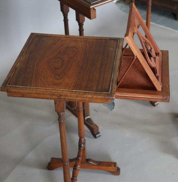 TooveysAn unusual mid-Victorian rosewood quartetto nest of occasional table