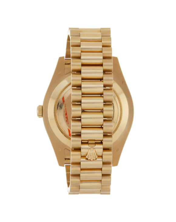 Piguet - H?tel des VentesRolex, Day-Date, réf. 218235/2415, montre-bracelet en or rose 750, circa 2008