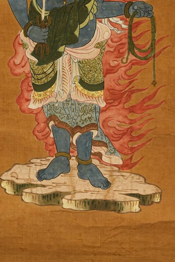 京都祇園會拍賣佚名 佛畫 絹本鏡心