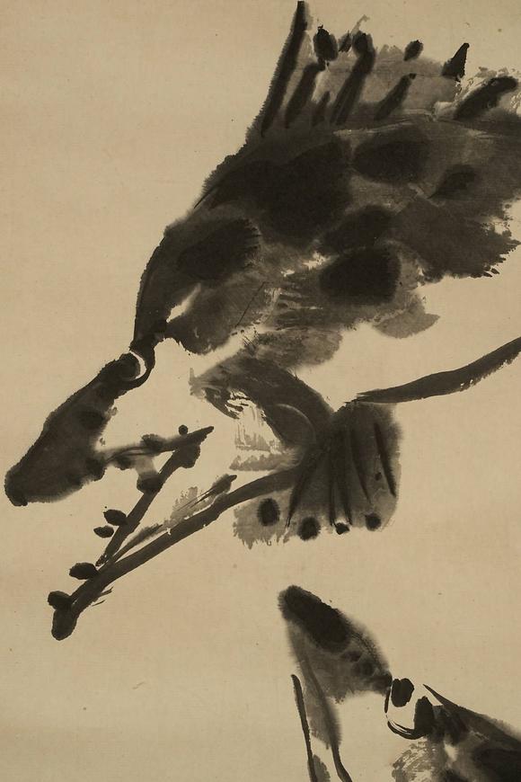 京都祇園會(huì)拍賣李苦禪 鱖魚圖 紙本掛軸
