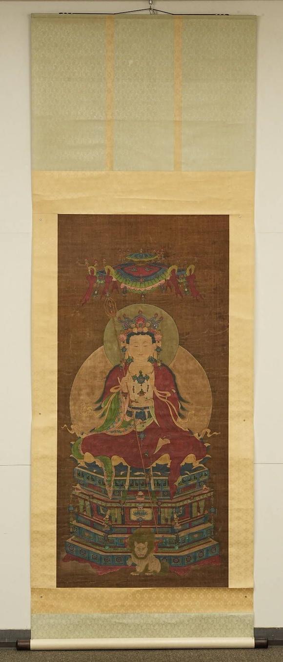 京都祇園會(huì)拍賣寶寧寺地藏王 水陸畫 絹本掛軸