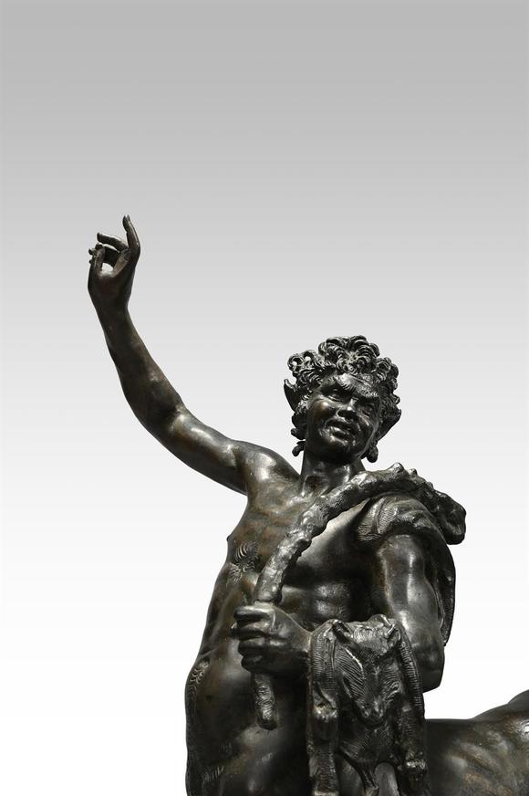DreweattsAFTER THE ANTIQUE, A LARGE PAIR OF BRONZE FIGURES OF THE FURIETTI CENTAURS, ITALIAN