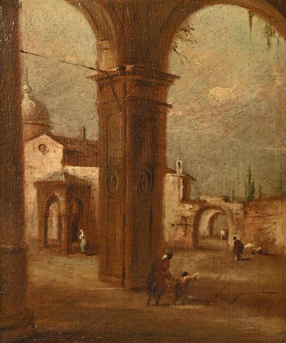 DreweattsFOLLOWER OF FRANCESCO GUARDI, ARCHITECTURAL CAPRICCI
