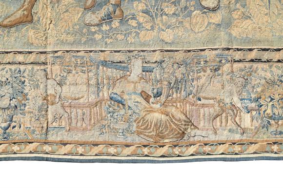 DreweattsA FLEMISH BIBLICAL TAPESTRY 'THE SACRIFICE OF ISAAC', BRUSSELS, MID 17TH CENTURY