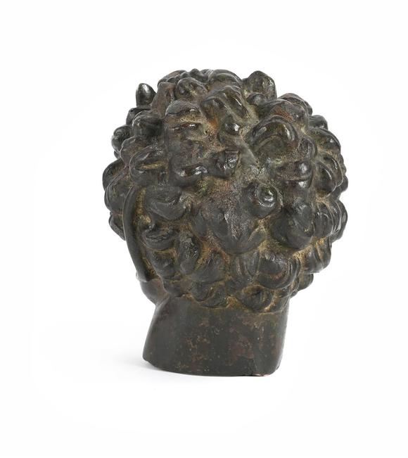 DreweattsAFTER THE ANTIQUE, A BRONZE SATYR HEAD, ITALIAN, LATE 17TH OR EARLY 18TH CENTURY