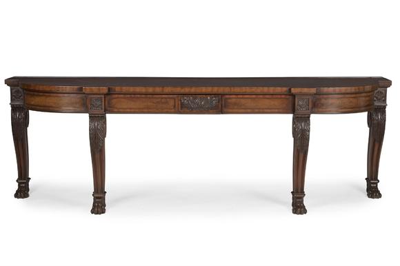 DreweattsA FINE REGENCY CARVED MAHOGANY CONSOLE OR SERVING TABLE, ATTRIBUTED TO GILLOWS, CIRCA 1815