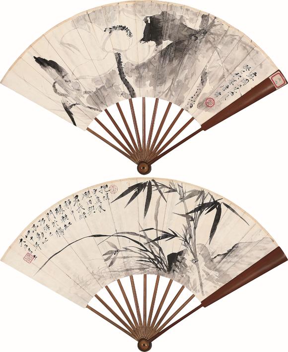 上海工美唐云 竹荷雙清