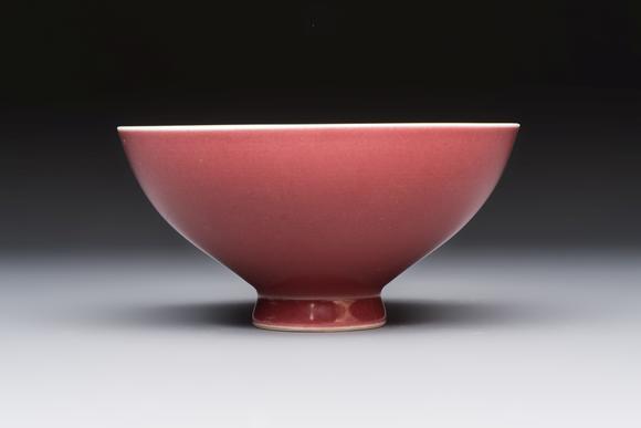Rob Michiels AuctionsA Chinese copper-red-glazed 'Lianzi' bowl, Qianlong mark and of the period