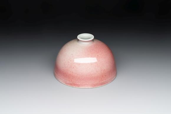 Rob Michiels AuctionsA Chinese peachbloom-glazed water pot or taibaizun, Kangxi mark and possibly of the period