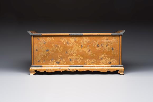 Rob Michiels AuctionsA very fine Japanese hiramaki-e on nashiji lacquer suzuribako, Edo, 18th C.