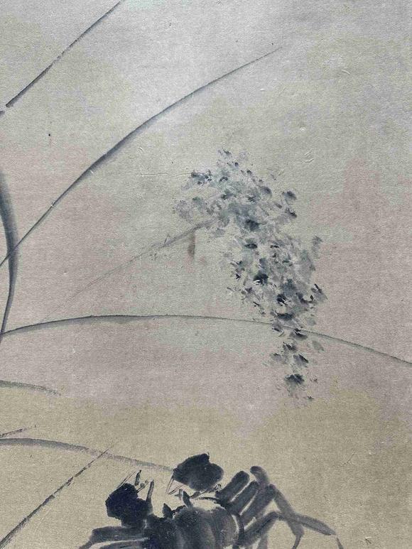 日本松町古美徐渭 肥蟹圖