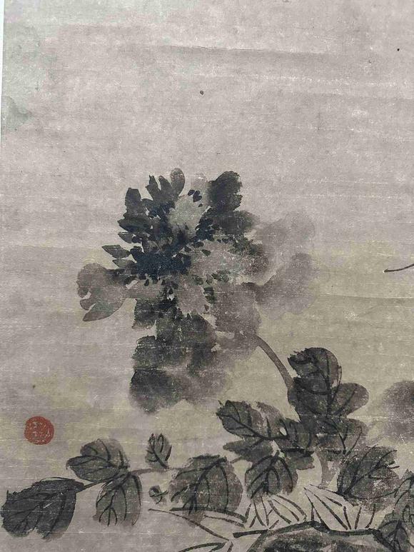 日本松町古美徐渭 花卉