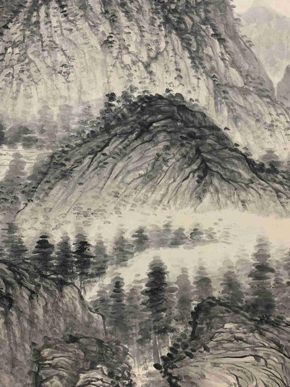 日本松町古美石濤 山水