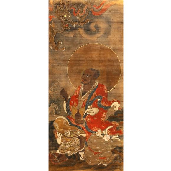 東京銀座（古美術(shù)宋磁）仏畫雙幅