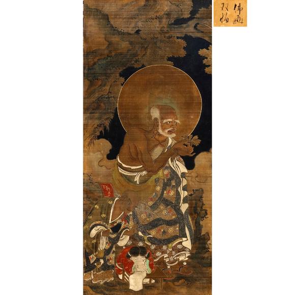 東京銀座（古美術(shù)宋磁）仏畫雙幅