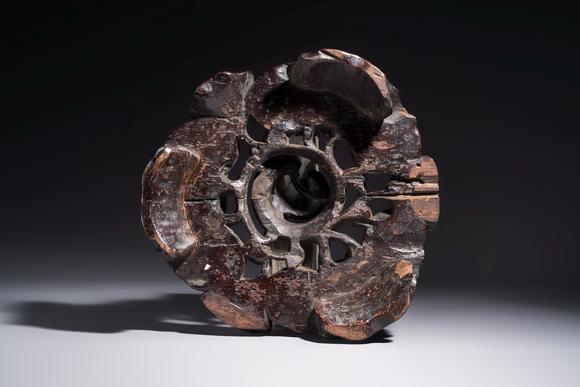 Rob Michiels AuctionsTwo large Chinese carved wooden stands, 19th C.