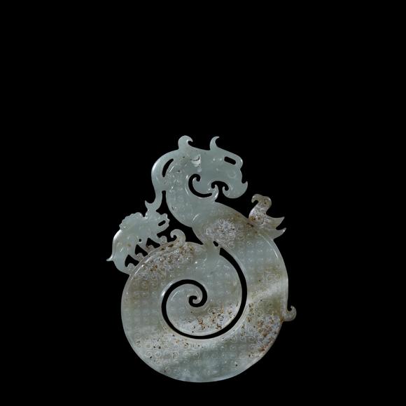 東京銀座（古美術(shù)宋磁）戰(zhàn)國 玉龍